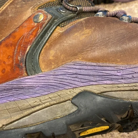 Merrell Gore Tex Crestbound Leather Hiking Boots 11 WITH FLAWS Very Used - Picture 14 of 17